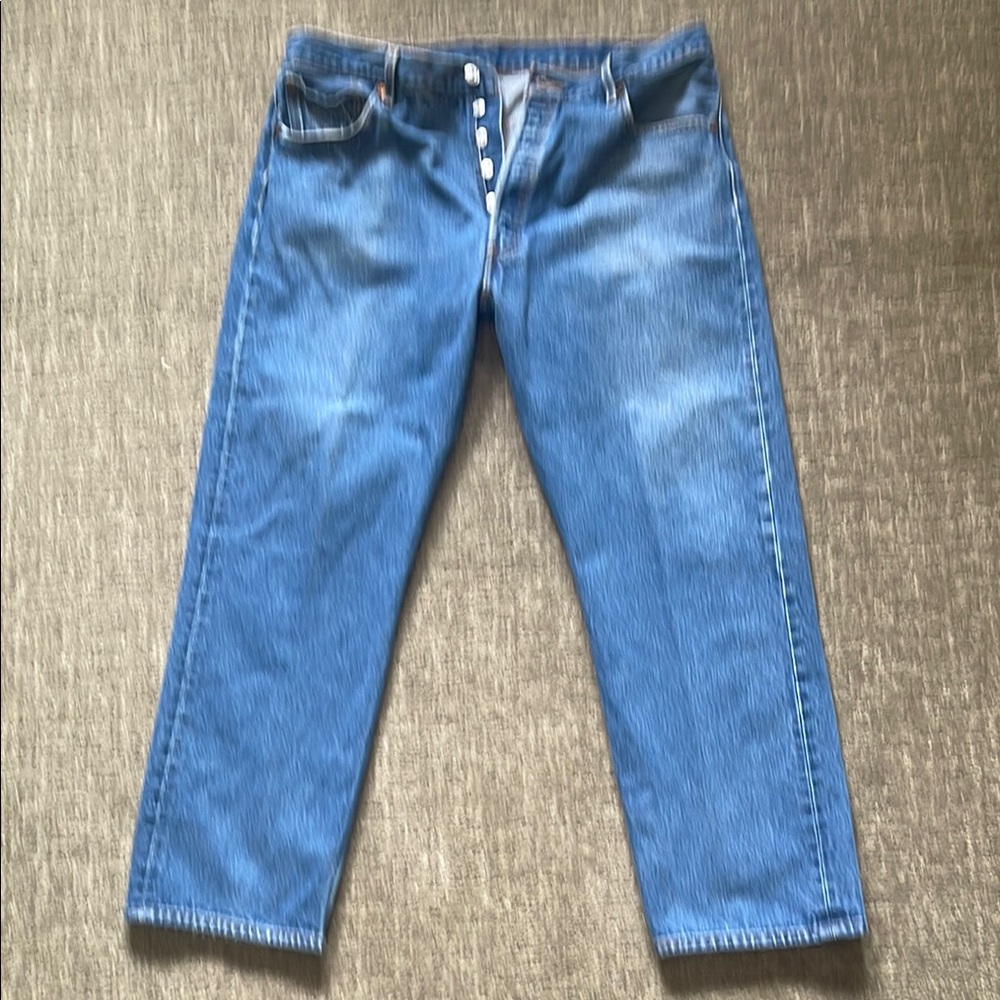 Levi's W40 X‎ L32 Blue Straight Fit Jeans Timeless Comfort